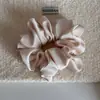 Goma para el pelo de satén simple estilo francés para mujer, Lazo para el pelo de estilo perezoso de alta gama, Cuerda para el pelo, Accesorio para el pelo