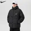 Ropa de Hombre Transfronteriza Invierno 2025 Marca de Moda Abrigo de Algodón para Hombre Nuevo Engrosado Cálido Bloqueo de Color Chaqueta Acolchada Elegante Abrigo de Algodón para Hombre