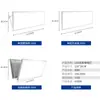 Lâmpada LED para Quadra de Badminton Anti-Ofuscante em Favo de Mel, Lâmpada Especial Sem Sombra Lateral Única e Dupla, Iluminação para Quadra de Basquete Interna e Ginásio