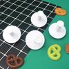 Nuevas 4 Piezas Sello de Póker Fondant Artificial Utensilios para Pastel Moldeo por Inyección Abrasivo Galleta Herramientas para Hornear Punto de Exportación