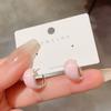 Aretes de Hebilla de Verano Fresco Esmalte Moda para Mujer Diseño Nicho Personalidad Celebridad de Internet Aretes 2025 Nuevos Aretes de Moda