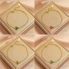 Pulsera de Acero de Titanio para Mujer Moda Transfronteriza Europea y Americana Nicho Pulsera de Temperamento Transfronteriza Simple Pulsera de Diamantes de Gama Alta Joyería