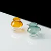 Copo da justiça de vidro borossilicato alto resistente ao calor com design bicolor, infusor de chá criativo em formato de pássaro para uso doméstico