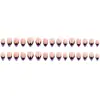 Arte de Uñas Morado Claro para Halloween, Pegatinas para Uñas con Patrón de Murciélago, Parches para Uñas Oscuros de Moda para Moda Transfronteriza