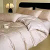 Conjunto de quatro peças jacquard em relevo de trama grossa 60 fios 100% algodão, conjunto de quatro peças de cama jacquard 100% algodão outono e inverno