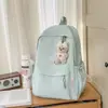 Mochila Sencilla Linda y Elegante para Estudiantes de Secundaria, Ligera, Informal, para Viajes y Escuela, Estilo Japonés Ins