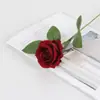 Rosa de franela artificial Día de San Valentín decoración de boda en casa flor artificial cascada de pared de rosas flor artificial