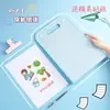Estudantes aprendem material de escritório pasta cor sólida Morandi Livro de dados Bolsa de arquivo para escritório Papel de teste de arquivo A4 Bolsa sanfonada