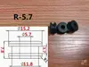 Anel de Borracha Plug de Furo Manga Protetora Silicone Anel Protetor de Fio Unilateral Dupla Face Anel Passa-Fio Anel de Tomada Anel de Vedação