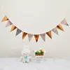 Bandera de feliz cumpleaños decoración de fiesta diseño de escena niño y niña de un año accesorios para fotos infantiles bandera colorida
