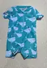 Traje de baño estampado de dibujos animados para niños y niñas de 70-80-90-100-110-120-130