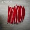 Multicolor 4 polegadas Gota d'água Golfinho Pena Real Pena Direita Pena de Peru Arco Recurvo Composto Arco Tradicional Acessórios Universais para Arco
