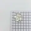 Apliques florales de tela con cuentas cosidos a mano estilo lujo ligero, accesorios de decoración para ropa, materiales DIY para abrigos y chaquetas