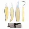 Talla en Madera Juego de Cuchillos para Tallar Nuevo Herramienta de Tallado Juego de Cinco Piezas Talla en Madera Talla en Madera Herramienta DIY Cuchillo Universal Cuchillo de Detalle