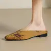 Pantuflas de Baotou para Mujer, Nuevo Estilo Verano 2026, Mocasines Planos Casuales Estilo Chino, Sandalias Casuales