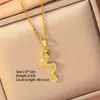 [Zirconio Incrustado en Cobre] Collar de Serpiente de Venta Caliente Transfronteriza para Mujer, Cadena para Clavícula de Acero Inoxidable Elegante y Accesible, Joyería de Moda Personalizada