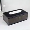 Caja de pañuelos de cuero estilo europeo, dispensador de pañuelos para uso en coche y hogar, caja de pañuelos creativa para sala de estar, mesa de centro, dormitorio y comedor