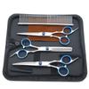 Tesoura para Pet 6 polegadas Tesoura Profissional para Corte de Pelo de Cachorro, Tesoura Curva para Aparar, Tesoura Adelgaçante para Gato, Tesoura para Tosquia de Pet