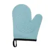 Guantes para Microondas de Venta Caliente Transfronterizos con Bordes Cortos y Relleno de Algodón, Guantes de Cocina Aislantes del Calor, Guantes de Silicona Anti-quemaduras para Hornear en el Horno