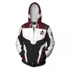 Moletom com Zíper 3D Capitão América Vingadores 4 cosplay Anime Mercadoria Blusa