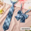 Corbata Estilo Preppy para Mujer Foto de Graduación Gratis Estilo Japonés Cuadros jk Corbata de Lazo Corbata de Lazo Floral Camisa Traje de Marinero para Niños