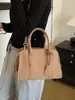 Moda retro, nuevo bolso de mano esmerilado, elegante y versátil bolso tote de gran capacidad, adecuado para ir al trabajo, bolso de hombro y cruzado