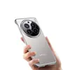 Funda para Teléfono Móvil sin Bordes Galvanizada Adecuada para Vivox200Pro X100Ultra Protección de Diamante Negro a Prueba de Polvo y Caídas
