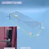 Cubierta para Lluvia con Cerradura de Huella Dactilar, Cubierta para Caja de Control de Acceso, Cubierta de Protección para Cerradura de Contraseña, Cubierta de Control de Acceso