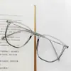 Armação de óculos simples para a Deusa Miopia Pode ser equipada com lentes de potência anti-luz azul armação grande emagrecedora ultraleve armação de óculos para sair na rua combina com tudo