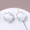 Contas de Flor Transparentes Coloridas Frescas e Versáteis Acrílico DIY Pulseira Feminina Acessórios para Prendedor de Cabelo Materiais Artesanais Atacado