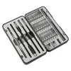 Conjunto de Chaves de Fenda Multifuncionais de Precisão 28 em 1 Premium com Design de Encaixe para Reparo de Computador e Relógio, Desmontagem e Reparo Profissional