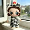 Solo Ropa de Muñeca Adecuada para Muñeca Nyota Little Moments Serie 15cm Ropa de Muñeca de Repuesto Conjunto de Vestido Cuadros Corazón Lindo