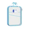 Bolsa de lição de casa com classificação de assunto em forma de L para atacado, grande capacidade, rede, armazenamento de provas, livros didáticos, documentos A4, bolsa para tutoria