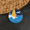 Insignias Personalizadas, Insignias, Atracciones Turísticas, Cultura de la Ciudad, Tendencia Nacional, Insignias Conmemorativas Pintadas, Souvenirs de Viaje