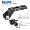 Adequado para SHIMANO GOPRO elevação do assento pendurado inferior luz traseira prateleira quadro de extensão câmera esportiva suporte de almofada