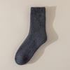Meias de lã meias grossas masculinas de inverno masculinas de inverno espessadas com forro de fleece super grossas de toalha algodão quente resistentes ao frio pelúcia