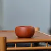 Taza de Té Kung Fu de Arcilla Púrpura Yixing Juego de Té Taza de Té Taza de Arcilla Púrpura Taza de Boca Redonda Taza de Té para el Hogar Taza Pequeña Lisa Clara Venta al por Mayor