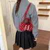 2026 Nova Moda Coreana Versátil Bolsa de Mão de Bolinhas, Bolsa Almofada de Luxo Nicho, Bolsa de Ombro e Transversal para o Dia a Dia
