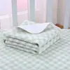 Almohadilla de Diafragma de Jacquard de Algodón Bebé Algodón Impermeable Lavable a Máquina Antideslizante Transpirable Colchón Antiorina para Bebé Cuatro Estaciones