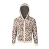 Yidao Vintage 2026 Otoño Nuevo Sudadera con Capucha y Estampado de Leopardo Jacquard para Hombre y Mujer Estilo Calle Ligero Cardigan de Punto Asiático