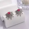 Pendientes de Ala de Golondrina Personalizados Transfronterizos Completamente Incrustados de Diamantes, Pendientes Brillantes de Explosión Estelar, Pendientes de Moda Coreana Europea y Americana Más Vendidos