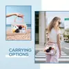Bolsa de Higiene Pessoal Transparente à Prova d'Água Grande Capacidade Bolsa de Cosméticos de Viagem Bolsa de Armazenamento de Artigos de Higiene Pessoal Bolsa de Cosméticos Portátil Transversal