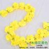 Tira de crisantemo simulado flor falsa ratán cementerio lápida sacrificial flor colgante decoración flor de seda flor de plástico ceremonia conmemorativa Qingming