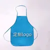 Delantal de dibujo grande para niños no tejido mono de jardín de infantes arte impermeable anti-manchas babero LOGOTIPO publicitario venta al por mayor