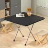 Mesa plegable Mesa de comedor Mesa de comedor portátil para dormitorio Mesa auxiliar simple para el hogar para 4 personas Apartamento pequeño