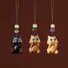 Gato Gatito Travieso Amuleto para Teléfono Accesorio Colgante Llavero Sándalo