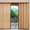 Cortina Dobrável de Bambu Cortina de Bambu para Divisória de Porta Doméstica Simples Cortina de Bambu para Sala de Estar Cortina Protetora de Sol para Shopping