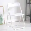 Silla Plegable de Plástico Silla para Oficina en Casa Silla de Conferencia Silla para Computadora Silla de Entrenamiento Silla con Respaldo Taburete Plegable Portátil Wang Xiaoxiang