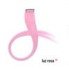 Peça de Peruca Cabelo Longo Colorido Patch de Pendurar na Orelha Mecha Destacada Peça de Cabelo Invisível de Uma Peça Arco-Íris Luminoso Extensão de Cabelo de Seda de Alta Temperatura