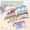 Bolsa de Almacenamiento de Malla de Doble Capa para Viaje, Pasaporte, Documentos, Bolsa Portátil con Cremallera, Cubierta Protectora, Portatarjetas Bancarias, Portatarjetas de Identificación